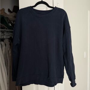 lululemon athletica Navy Crewneck Sweatshirt